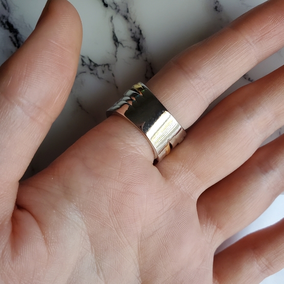 New Two Tone 925 Silver Ring - Picture 10 of 10